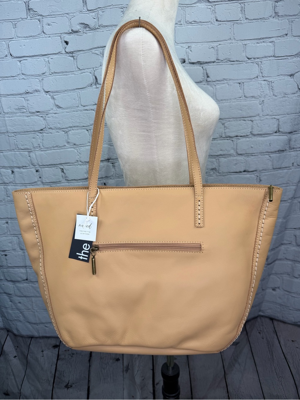 The Sak Faye Tote in Vachetta Leather